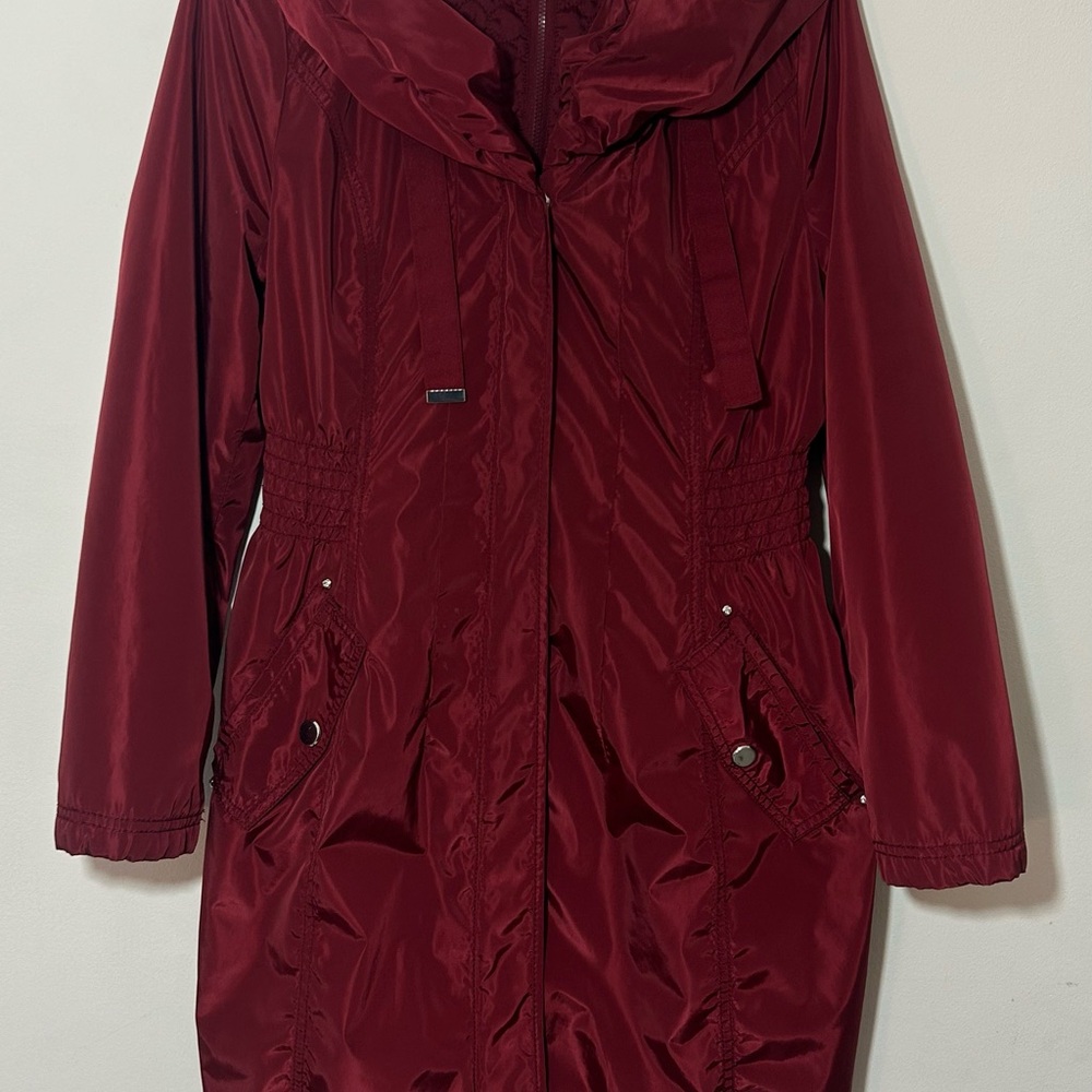 Chico's Deep Red Puffer Jacket